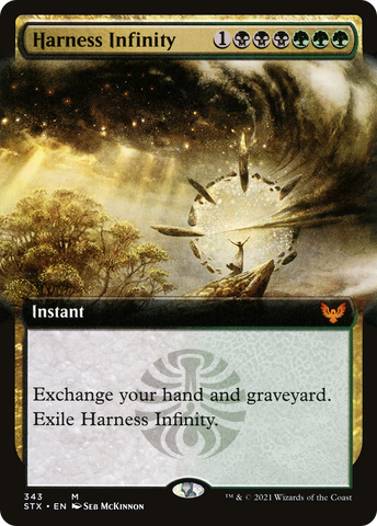 {R} Harness Infinity (Extended Art) [Strixhaven: School of Mages][STX 343]