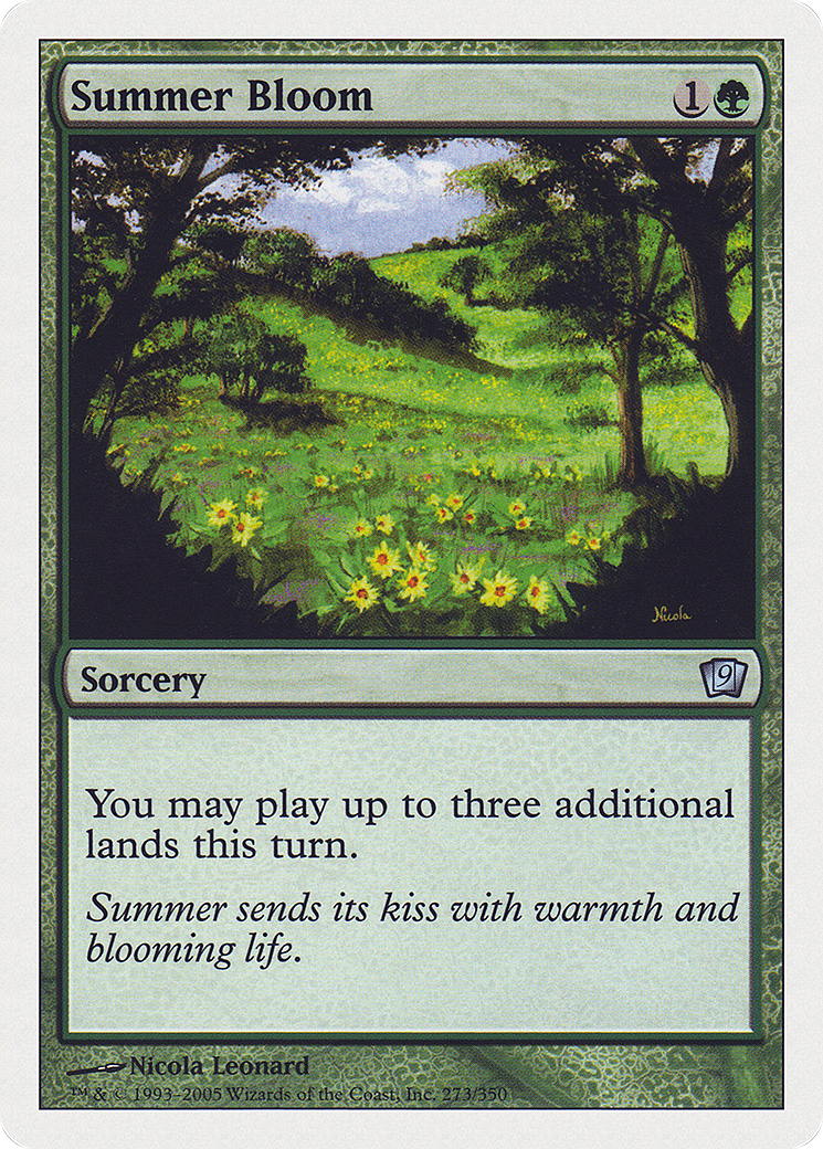 {C} Summer Bloom [Ninth Edition][9ED 273]