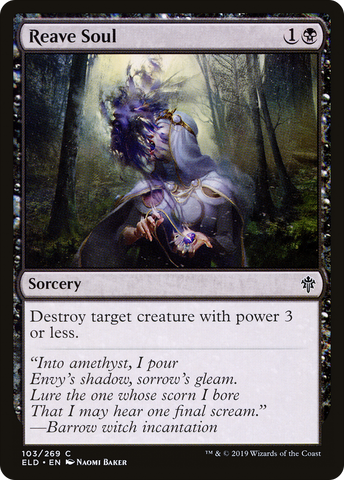 {C} Reave Soul [Throne of Eldraine][ELD 103]