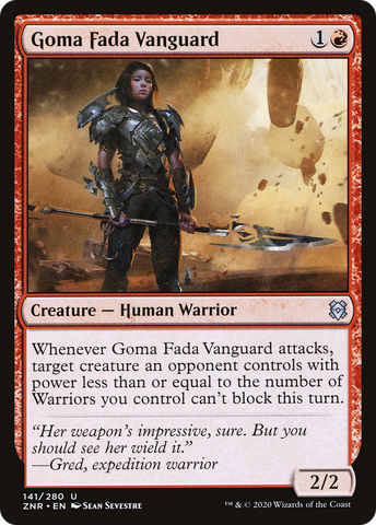{C} Goma Fada Vanguard [Zendikar Rising][ZNR 141]