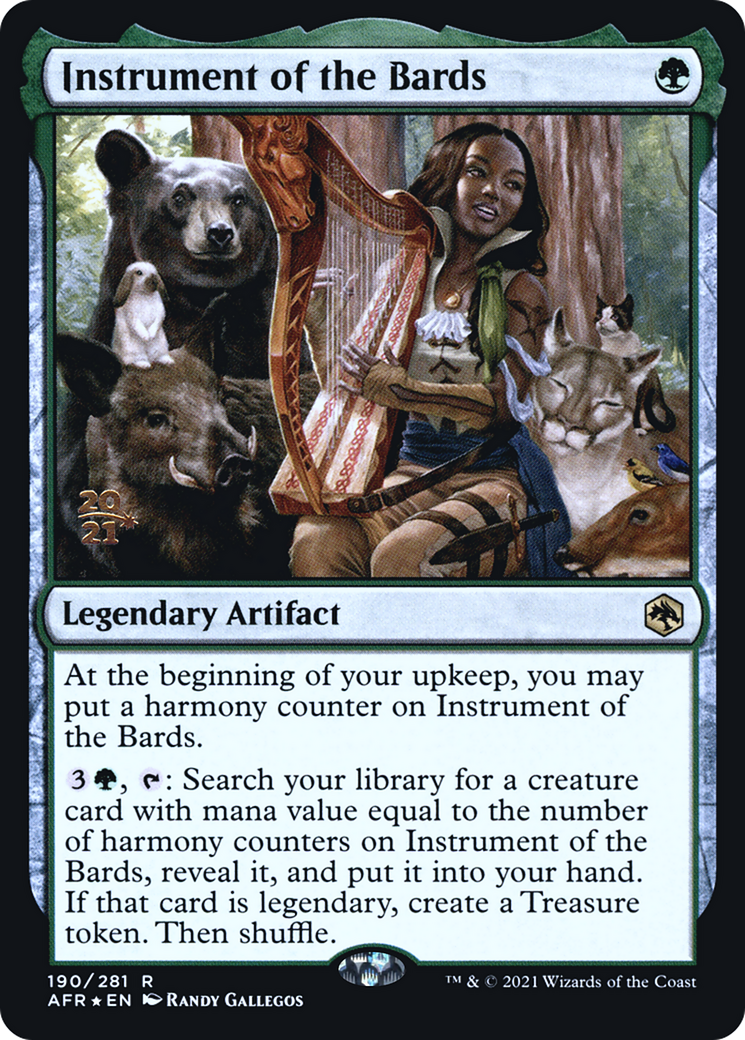 {R} Instrument of the Bards [Dungeons & Dragons: Adventures in the Forgotten Realms Prerelease Promos][PR AFR 190]