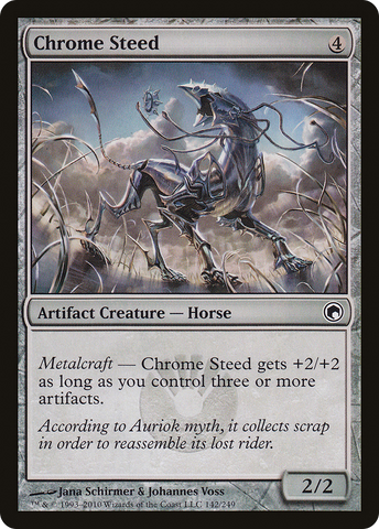 {C} Chrome Steed [Scars of Mirrodin][SOM 142]