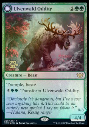 {R} Ulvenwald Oddity // Ulvenwald Behemoth [Innistrad: Crimson Vow Prerelease Promos][PR VOW 225]