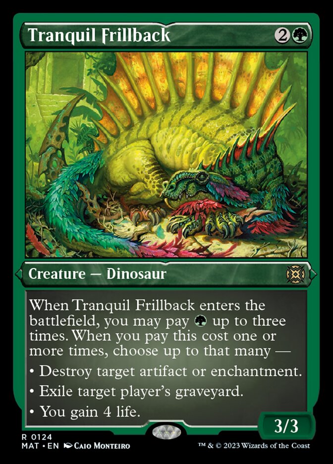 {@R} Tranquil Frillback (Foil Etched) [March of the Machine: The Aftermath][MAT 124]