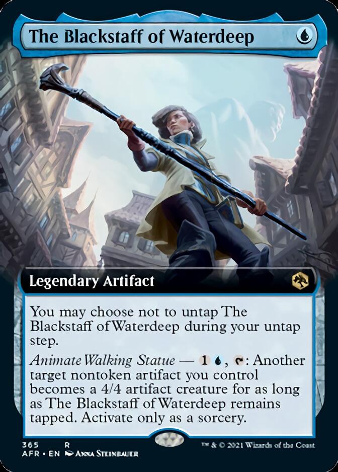 {R} The Blackstaff of Waterdeep (Extended Art) [Dungeons & Dragons: Adventures in the Forgotten Realms][AFR 365]