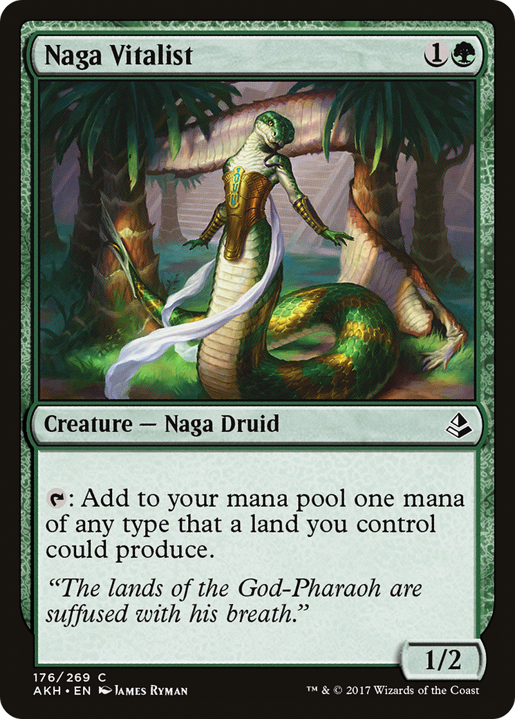 {C} Naga Vitalist [Amonkhet][AKH 176]