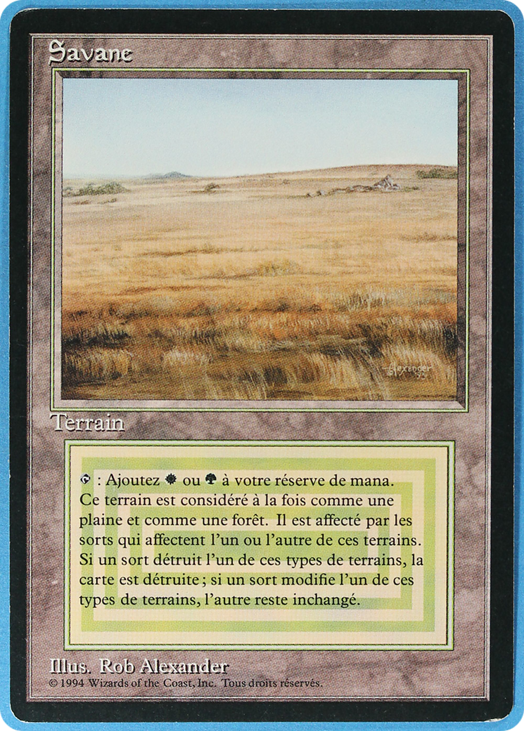 {F} Savannah [Foreign Black Border][FBB 3ED 285]