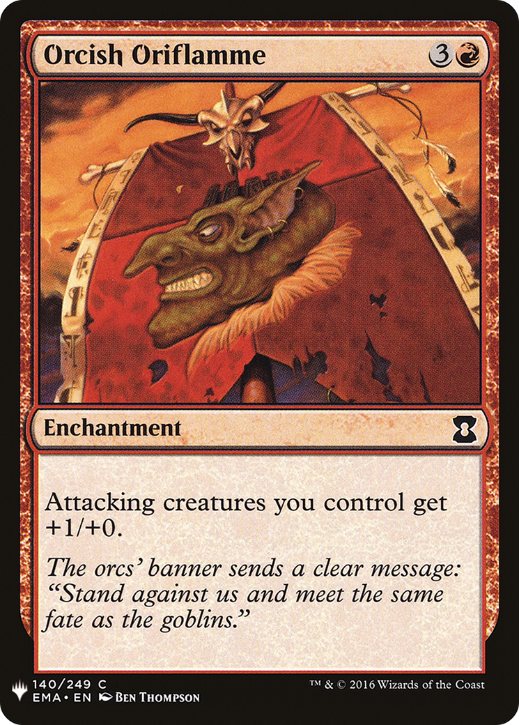 {C} Orcish Oriflamme [Mystery Booster][LS EMA 140]