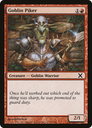 {C} Goblin Piker [Tenth Edition][10E 209]