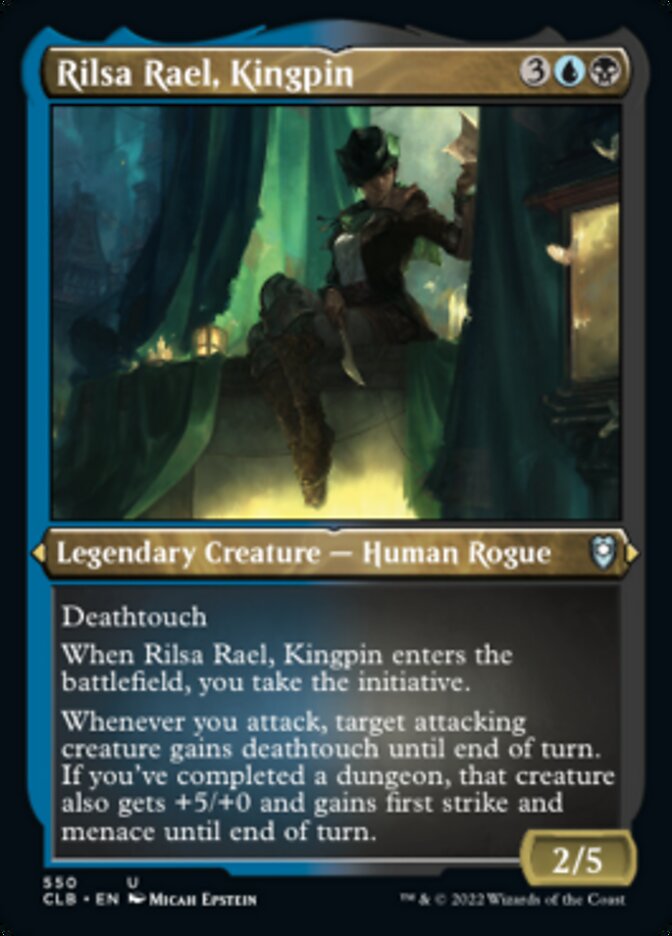 {C} Rilsa Rael, Kingpin (Foil Etched) [Commander Legends: Battle for Baldur's Gate][CLB 550]