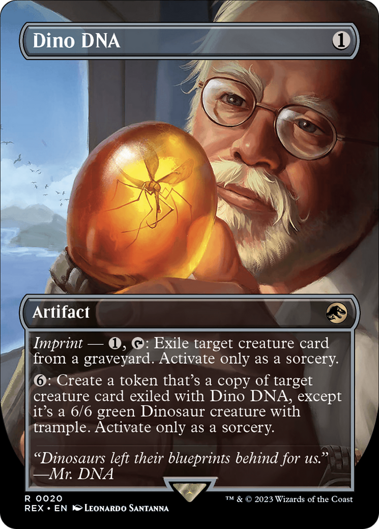 {R} Dino DNA (Borderless) [Jurassic World Collection][REX 020]