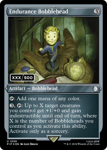 {C} Endurance Bobblehead (Serialized) [Fallout][PIP 1059]