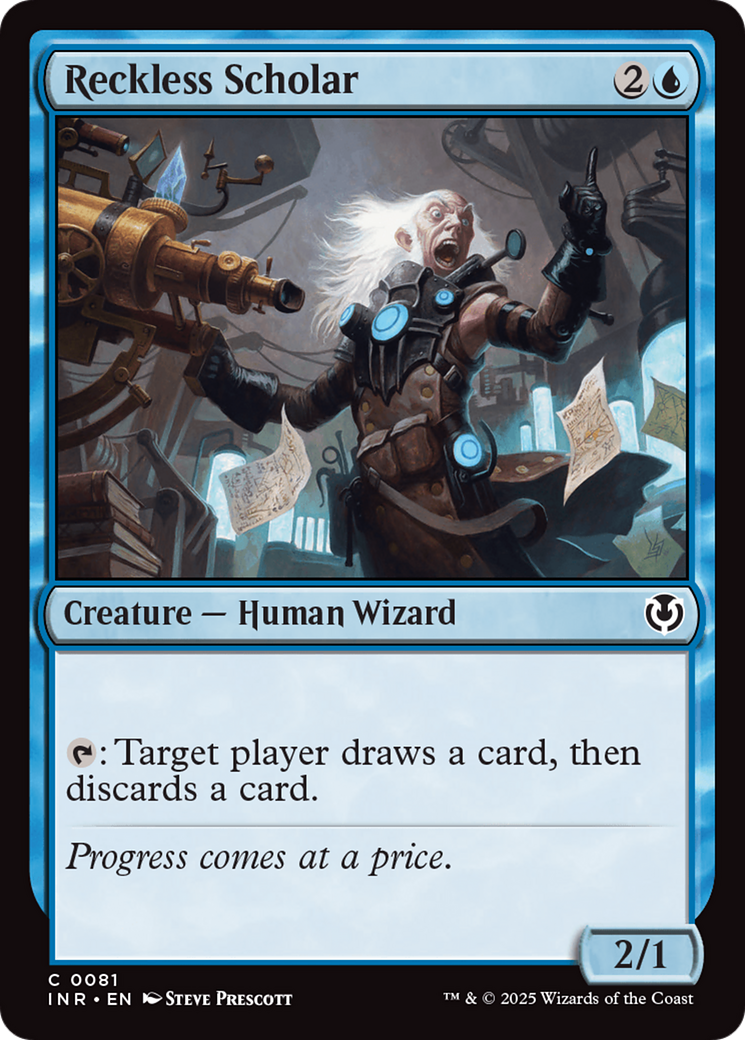 {C} Reckless Scholar [Innistrad Remastered][INR 081]