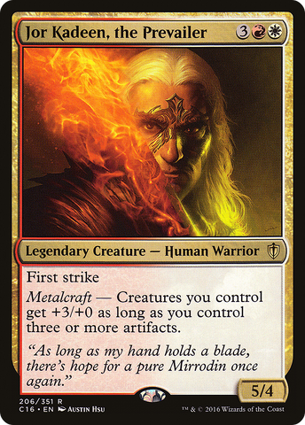 {R} Jor Kadeen, the Prevailer [Commander 2016][C16 206]