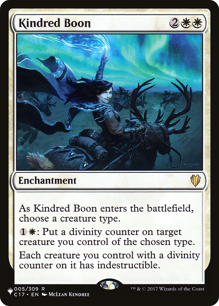 {R} Kindred Boon [Secret Lair: Angels][LS C17 005]