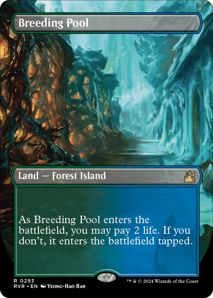 {R} Breeding Pool (Borderless) [Ravnica Remastered][RVR 293]
