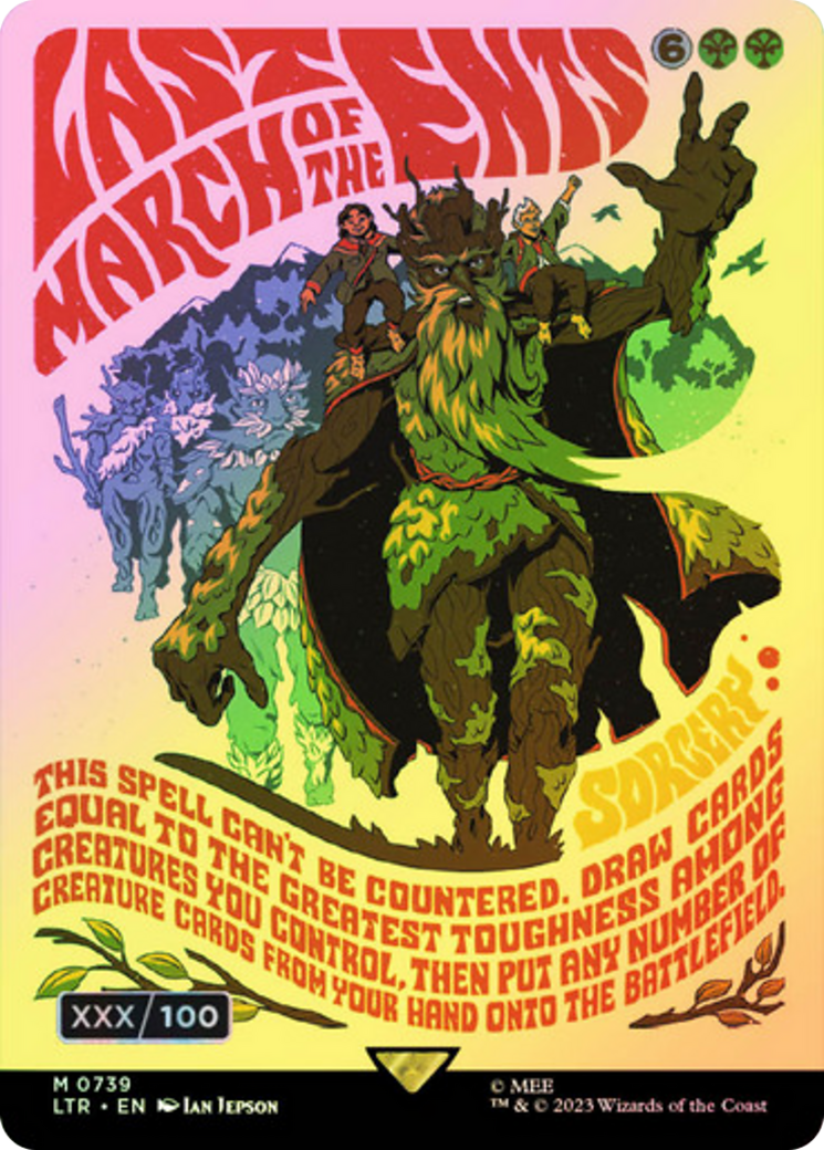 {R} Last March of the Ents (Borderless Poster) (Serialized) [The Lord of the Rings: Tales of Middle-Earth][SR LTR 739]