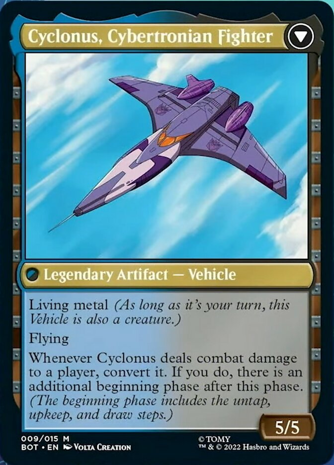 {R} Cyclonus, the Saboteur // Cyclonus, Cybertronian Fighter [Transformers][BOT 009]