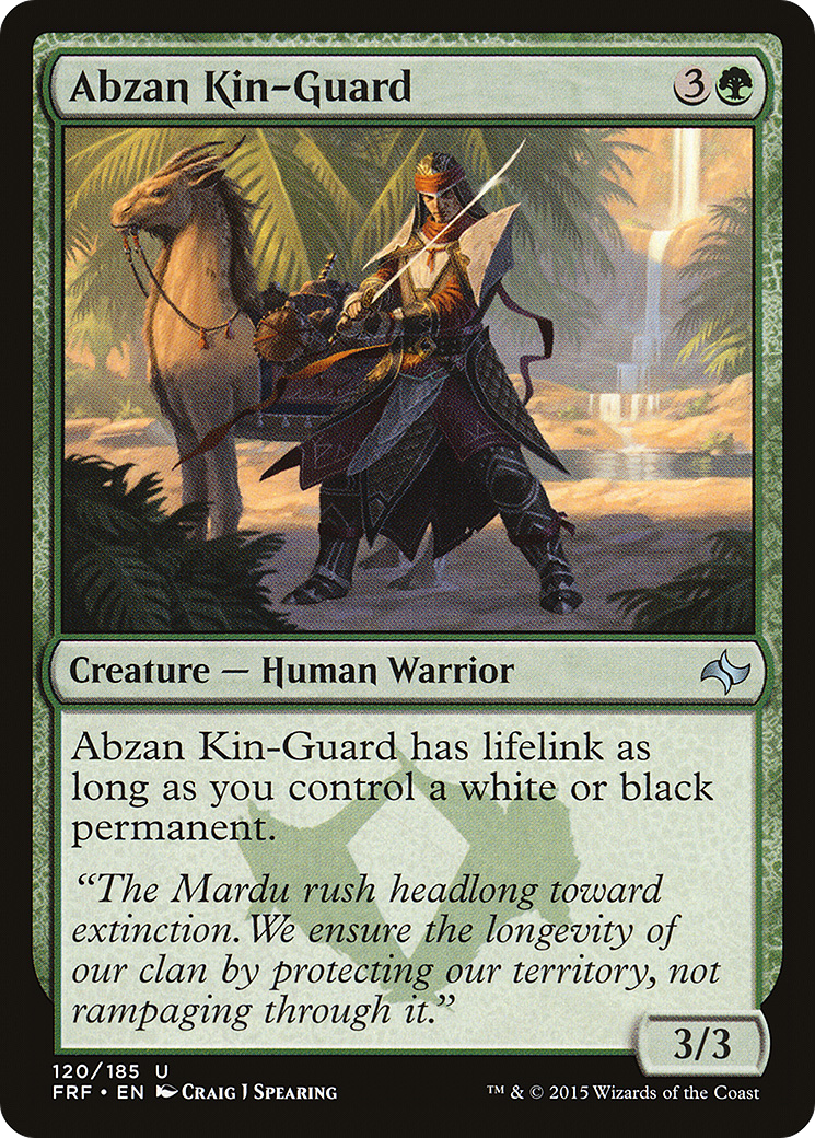 {C} Abzan Kin-Guard [Fate Reforged][FRF 120]