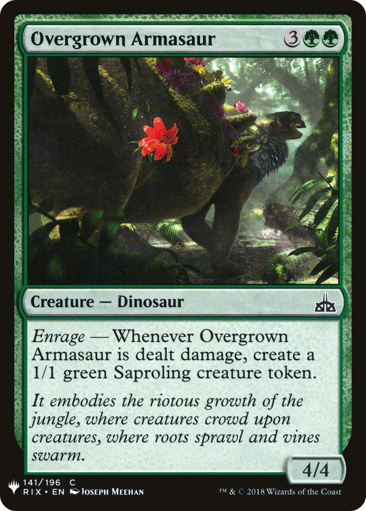 {C} Overgrown Armasaur [Mystery Booster][LS RIX 141]