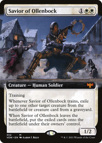 {R} Savior of Ollenbock (Extended Art) [Innistrad: Crimson Vow][VOW 352]