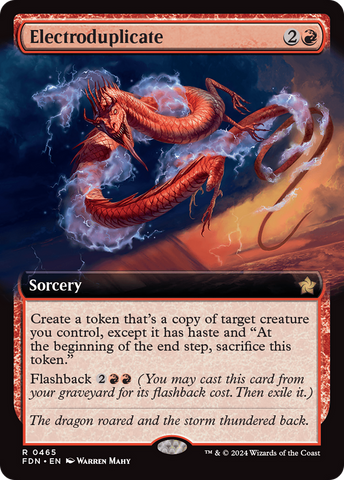 {@R} Electroduplicate (Extended Art) [Foundations][FDN 465]