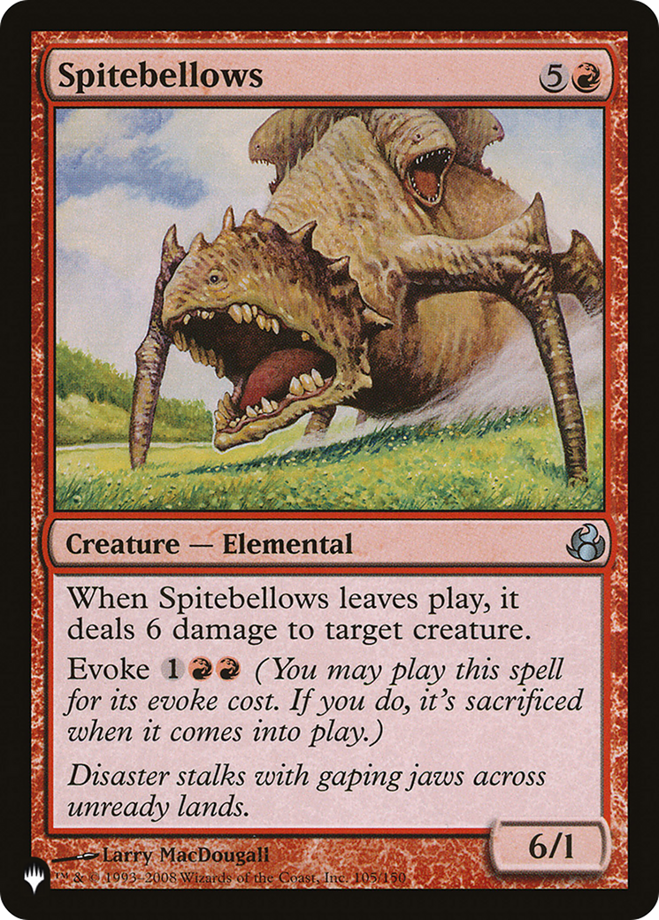 Spitebellows [LIST 105/150]