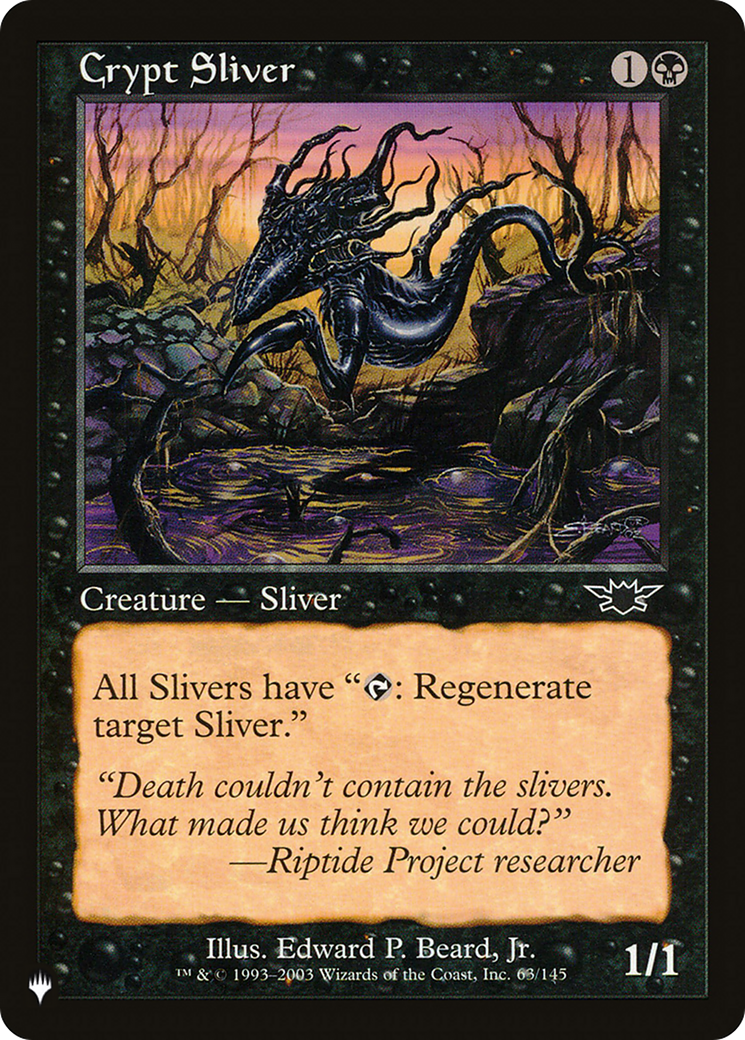 Crypt Sliver [LIST 63/145]