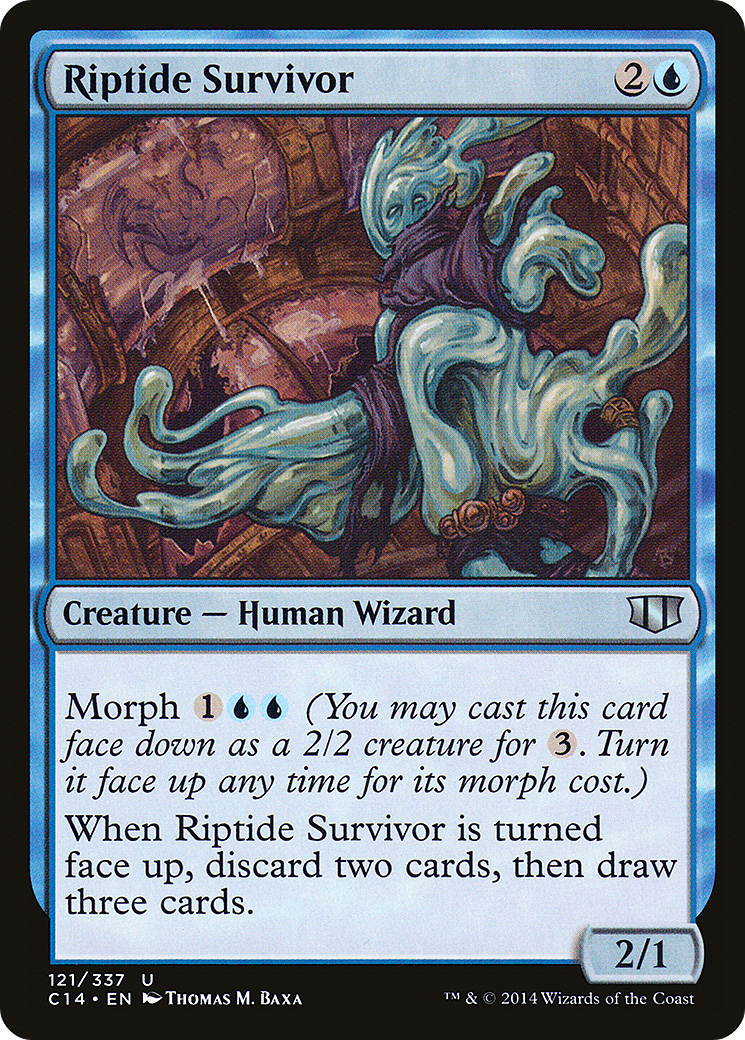 {C} Riptide Survivor [Commander 2014][C14 121]