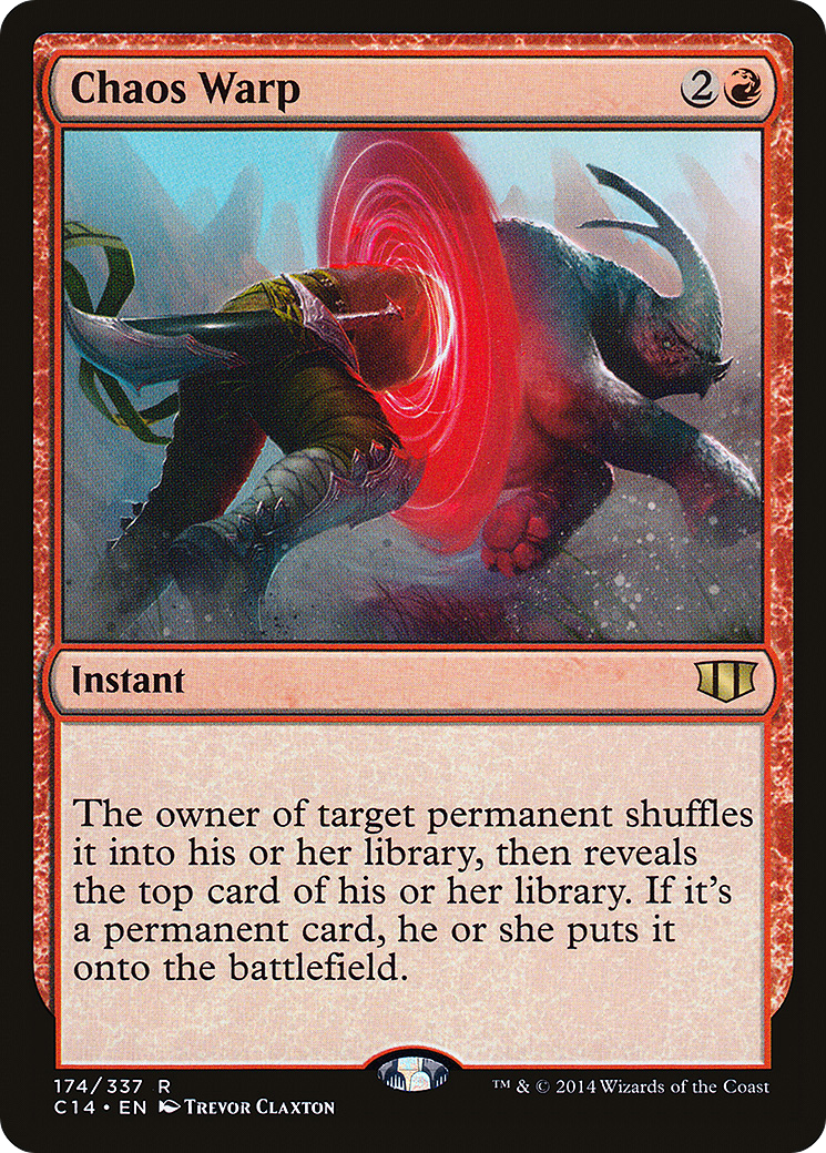 {R} Chaos Warp [Commander 2014][C14 174]