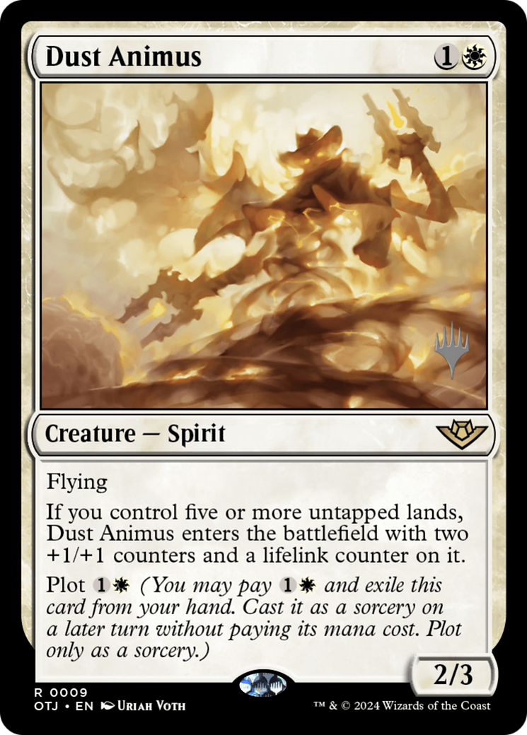 {@R} Dust Animus (Promo Pack) [Outlaws of Thunder Junction Promos][PP OTJ 009]
