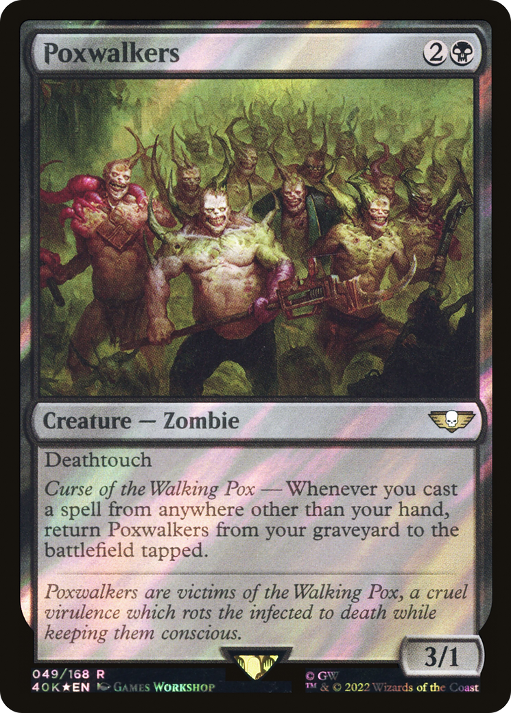 {R} Poxwalkers (Surge Foil) [Universes Beyond: Warhammer 40,000][SF 40K 049] - Misty Mountain Games