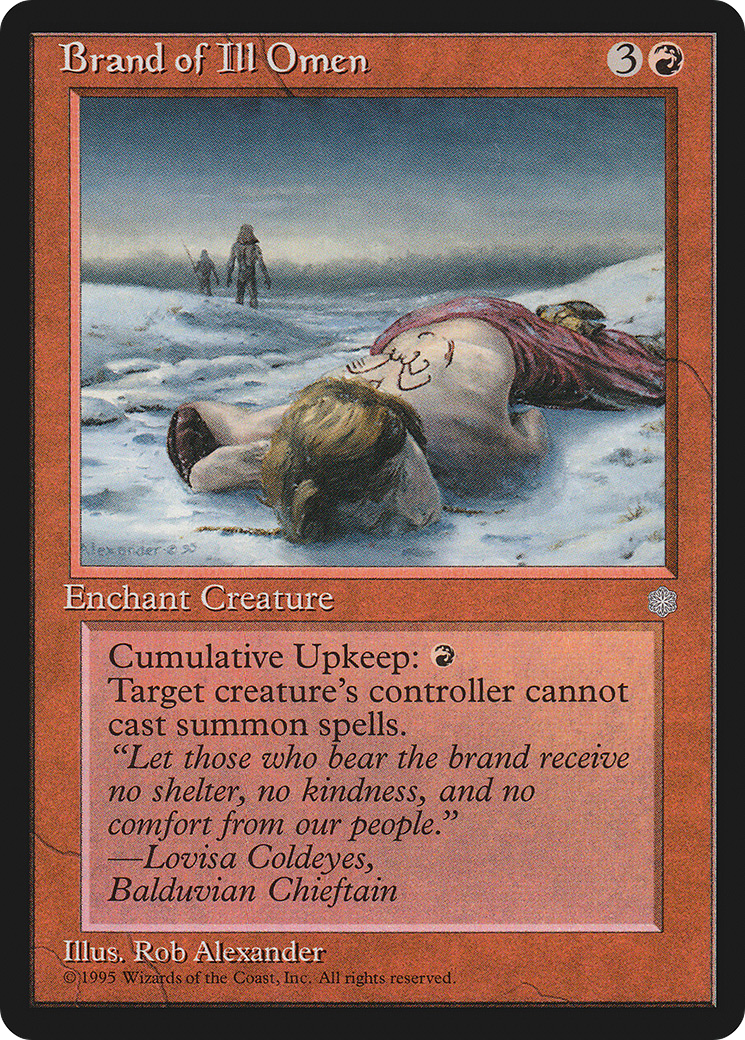 {R} Brand of Ill Omen [Ice Age][ICE 177]