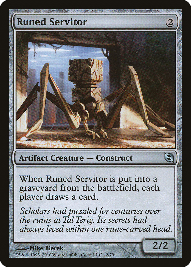 {C} Runed Servitor [Duel Decks: Elspeth vs. Tezzeret][DDF 042]