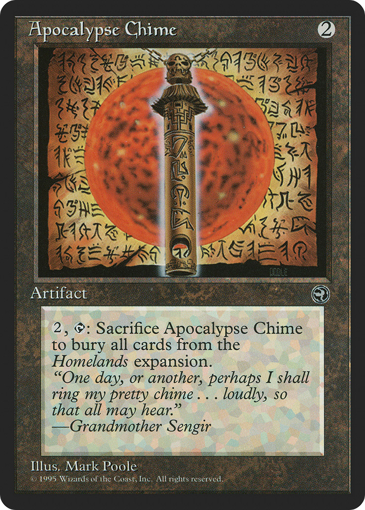 {R} Apocalypse Chime [Homelands][HML 101]