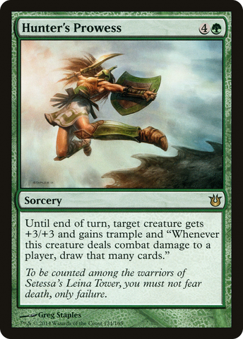 {R} Hunter's Prowess [Born of the Gods][BNG 124]