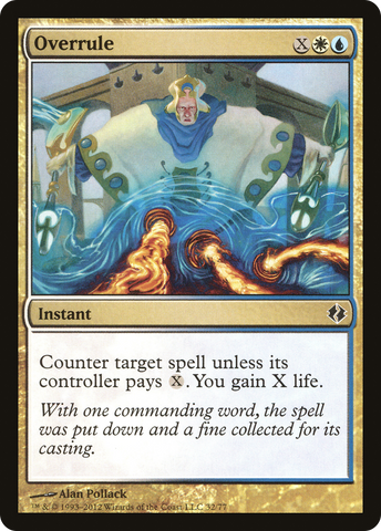 {C} Overrule [Duel Decks: Venser vs. Koth][DDI 032]