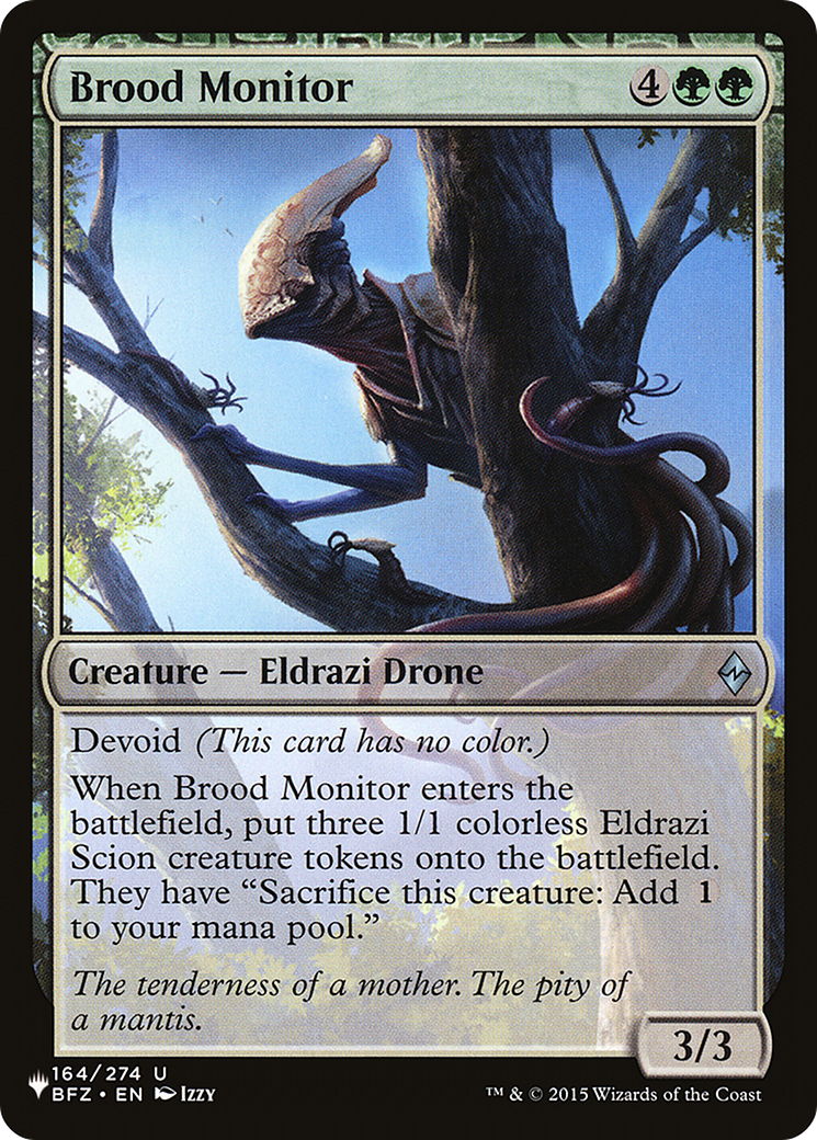 Brood Monitor [LIST 164/274] : (devoid)
