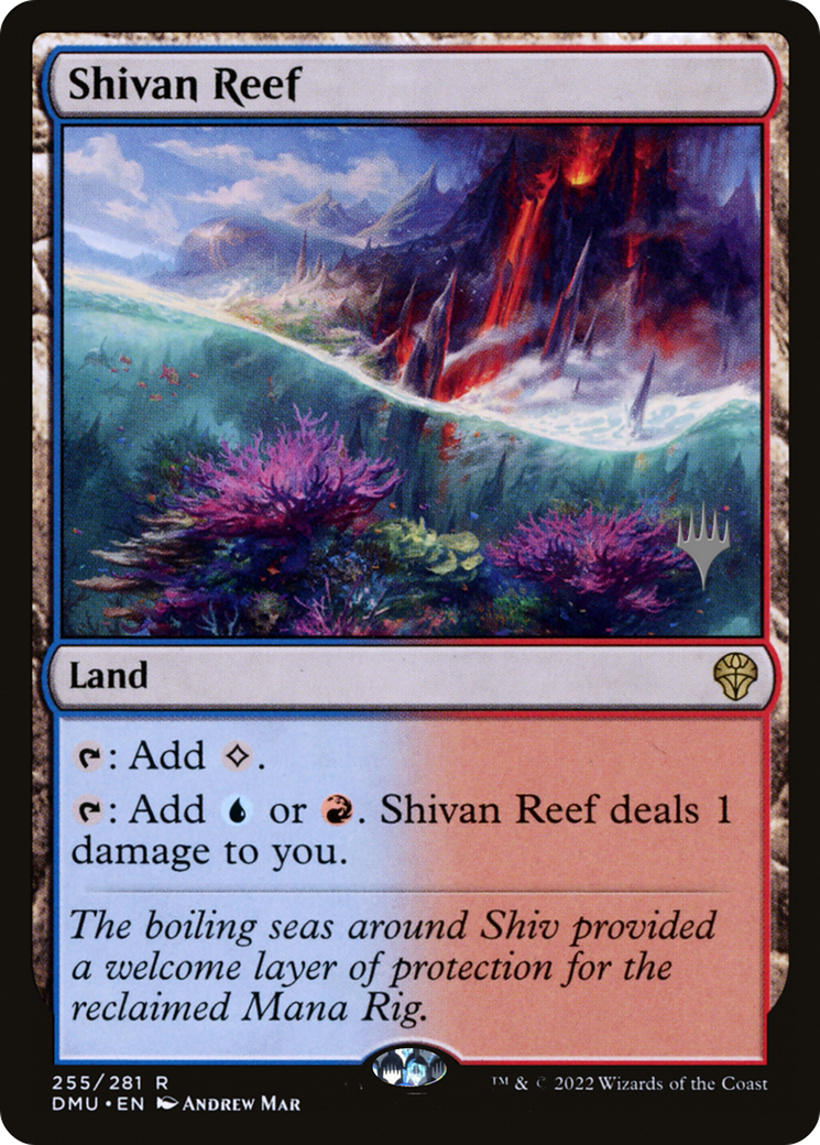 {R} Shivan Reef (Promo Pack) [Dominaria United Promos][PP DMU 255]