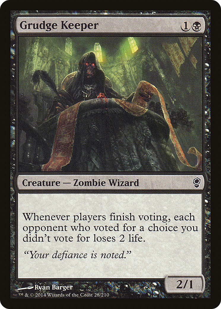 {C} Grudge Keeper [Conspiracy][CNS 028]