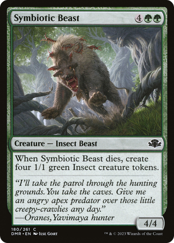 {C} Symbiotic Beast [Dominaria Remastered][DMR 180]