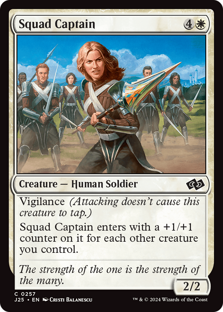{C} Squad Captain [Foundations Jumpstart][J25 257]