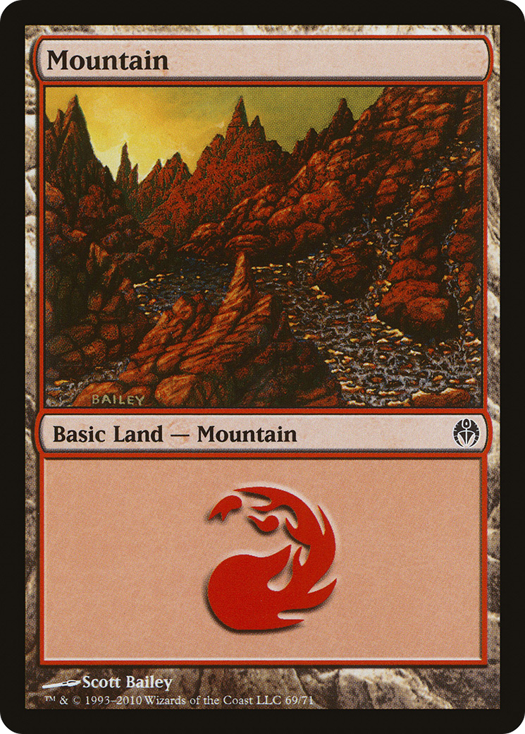 {B}[DDE 069] Mountain (69) [Duel Decks: Phyrexia vs. the Coalition]