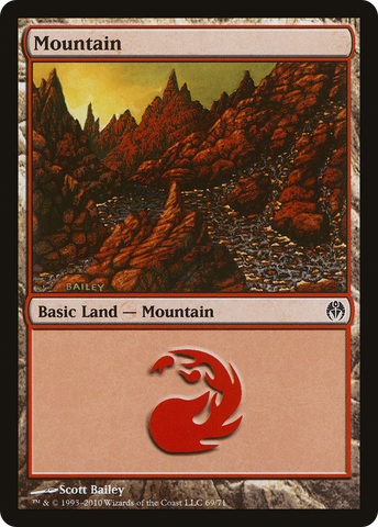 {B}[DDE 069] Mountain (69) [Duel Decks: Phyrexia vs. the Coalition]