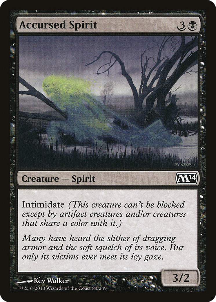 {C} Accursed Spirit [Magic 2014][M14 083]