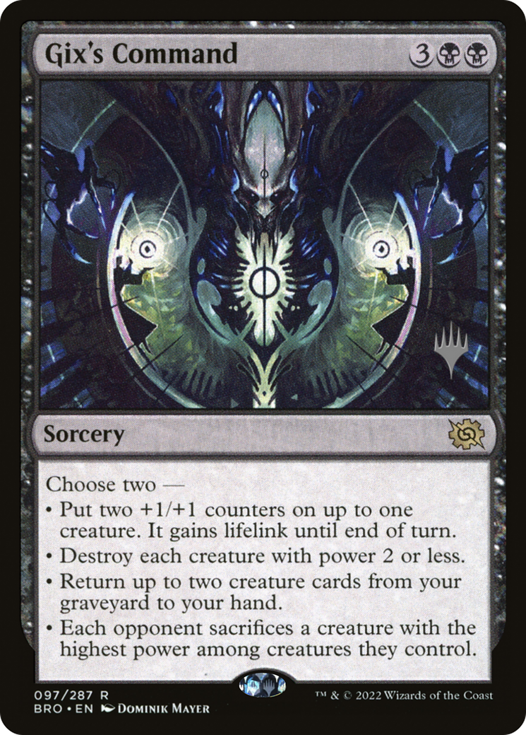 {R} Gix's Command [The Brothers' War: Promo Pack][PP BRO 097]