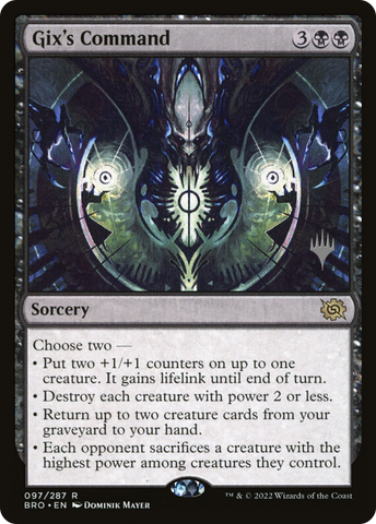 {R} Gix's Command [The Brothers' War: Promo Pack][PP BRO 097]
