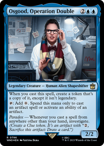 {R} Osgood, Operation Double (Surge Foil) [Doctor Who][WHO 796]