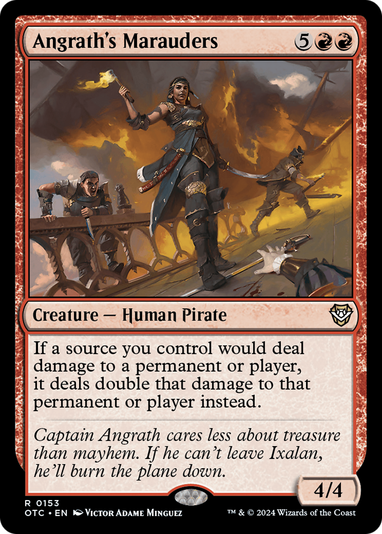 {R} Angrath's Marauders [Outlaws of Thunder Junction Commander][OTC 153]