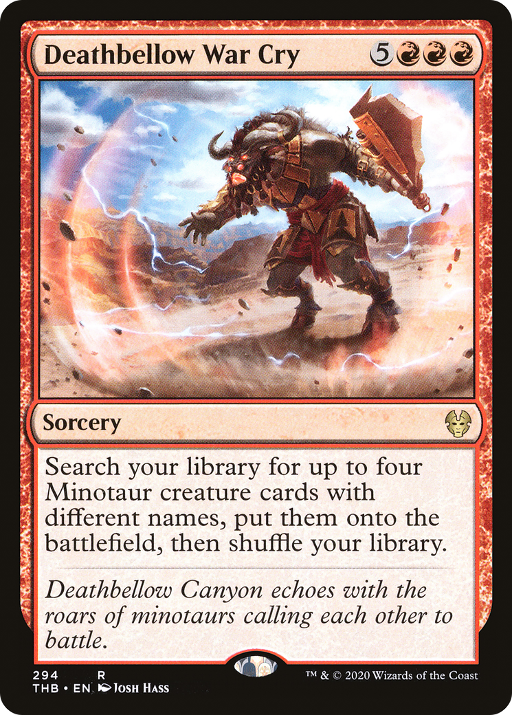 {R} Deathbellow War Cry [Theros Beyond Death][THB 294]